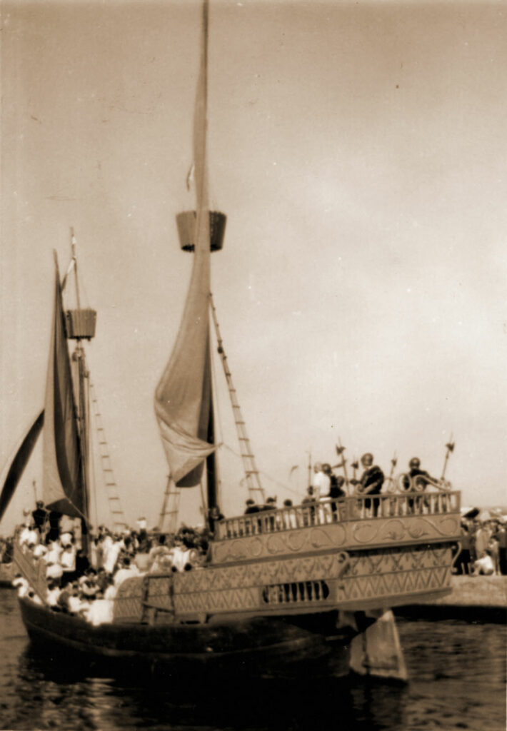 Il-Galeone-per-lo-Sposalizio-del-Mare,-primi-anni-'60